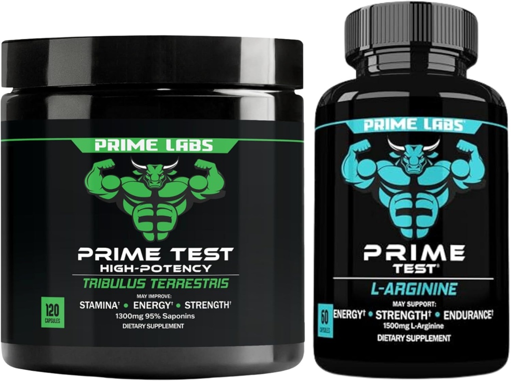 Prime Labs Tribulus Terrestris (120 ct) + L Arginine Nitrik Oksit (60 ct)