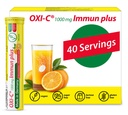 T&D Oxi C 1000 mg Vitamin C - 40 Vegan İçecek Effervescent Tabletler - Orange Flavor - Almanya'da Made in Germany