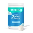 Further Food Unflavored Marine Collagen Peptides Powder, Wild-Caught Sustainably Sourced Fish, Hydrolyzed Type 1, 2 & 3, 12g Protein, 5.93 Oz