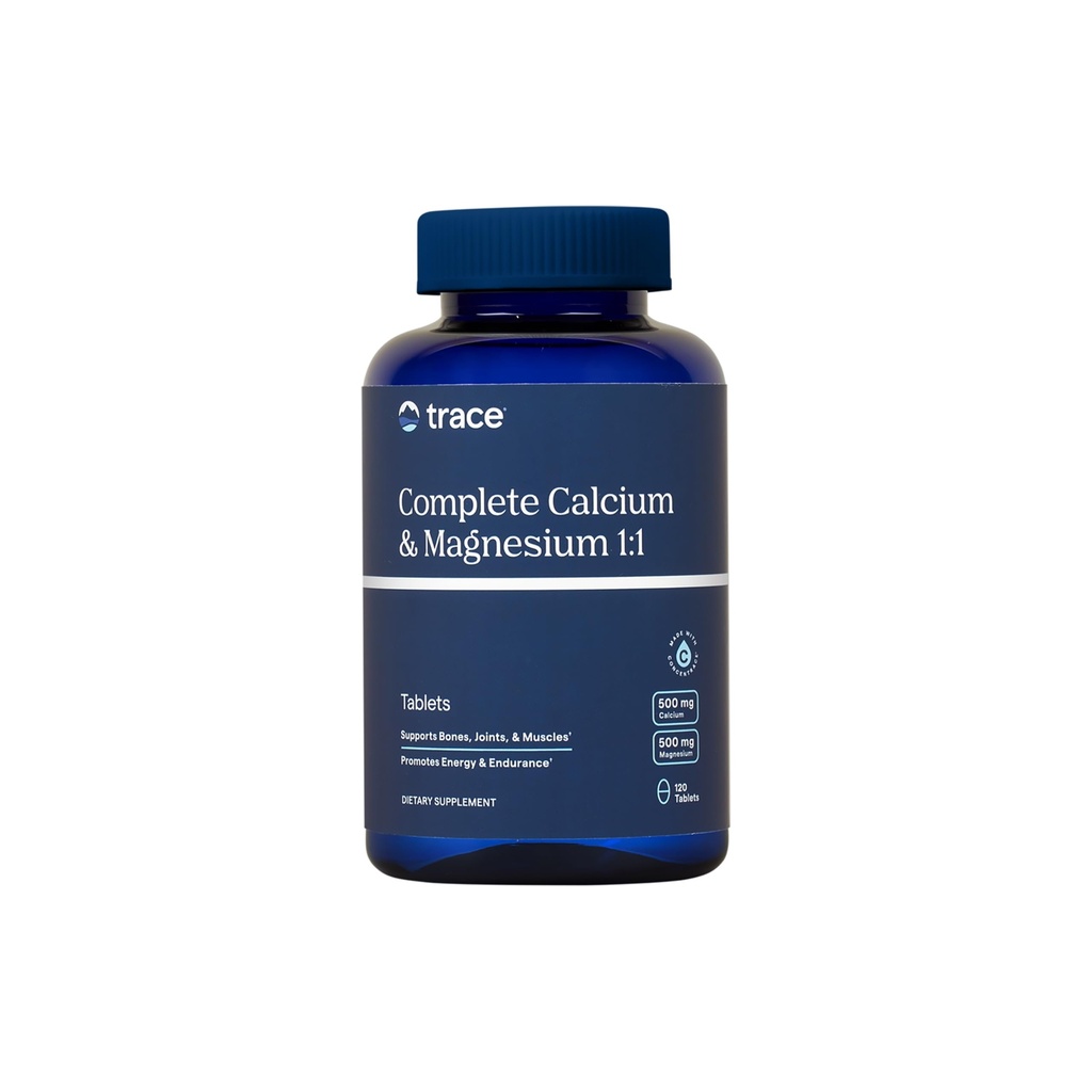 Trace Minerals Completeuba & Magnezyum 1:1 - Bone Health & Energy Support için Diyetsel Supplement - Mineral Supplement to Aid Immune Health - Deniz Mineralleri ile Formula - 120 Tablet (30 hizmet)