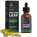 Organik Mullein Tincture Drops for Respiratory Health - Natural Lung Support, Alkol Özgür, Vegan, Non-GMO, Herbal Extract, 2 fl oz (60 ml) Doğal Uyku Yardım ve Immune Destek