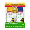 Zarbee's Children's Honey Cough Syrup + Mucus Day & Night Value Pack, Daytime & Nighttime Toddler Cough Syrup, Dark Honey, Ivy Leaf Extract, Chamomile, Karma Berry Flavor, 2X 4 Fl Oz