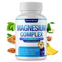 Magnezyum Kompleksi 7 Elemental Magnezyum Supplement 1000 mg – Magnezyum Glycinate, Citrate, Malate, Taurate, Hoffman, Aspartate, Orotate Non-GMO 90 Capsules