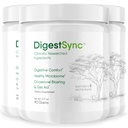 Gut Health için DigestSync Digestion Supplement - Digestive Support için Doğal Toz, Kadınlar ve Erkekler için Bloating Relief, 100% Doğal Yeşil Toz - 3 Ay Supply