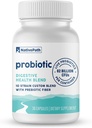 YerliPath Daily Probiyotik, 10Strain Özel Mix Probiyotiks Supplement for Men and Women, 82 Milyar CFUs - 30 Count