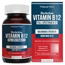 BioActive Vitamin B12 - 5000 mcg, Contains 3 BioActive Forms B12 Plus Metilfolate Coctor - Me12, Adenosyl B12 & Hydroxy B12 | Destekler Enerji, Metabolism & Mood | Vegan, Non-GMO (60 Hizmet)