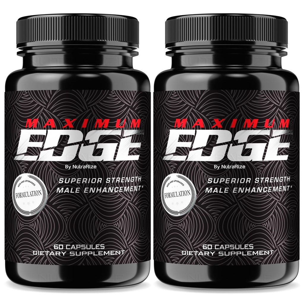 (2 Pack) Maksimum Edge Erkek Pills - Erkekler için en fazla Edge Capsules, Genel Wellness ve Peak Performansı için Daily Formula Tamam, Yorumlar (120 Capsules)