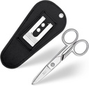 Multi Purpose Electrician Scisors With Deri Signing Pouch - Heavy Duty Paslanmaz Çelik Elektrikli Shears With Stripping Notches, File & Boater - Snips For Right & Left Handed Use – Black Shears With Stripping Notches, File & Boater - Our Snips Are For Right & Left Handed Use – Black
