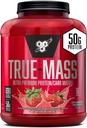BSN TRUE-MASS Ağırlık Kazananı, Kas Mass Liger Protein Toz, Strawberry Milkshake, 5.82 Pound