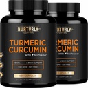 Turmeric Curcumin ile BioPerine Black Pepper ve% 95 Curcuminoids - Yüksek Abhidrasyon Turmeric Supplements 1300 mg for Hearth Health - Non-GMO, Gluten Free - 240 Capsules