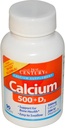 21st Century Food 500 + D3, 5 mcg (200 IU), 90 Tablet