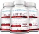 Onaylanmış Bilim® UritracTM - UTI Support - Cranberry, D-Mannose, Lingonberry - Vegan Dostu - Şişe başına 60 Capsules - 3 Paket
