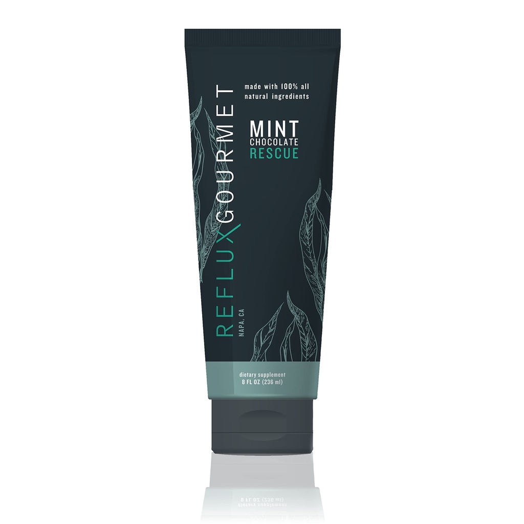 REFLUX GOURMET - Mint Chocolate Recovery All-Doğal Alginate Terapi, Asit Reflux, GERD, LPR, Heartburn Relief, Made from All Natural Materialss considered Safe for Children and Hamile Women