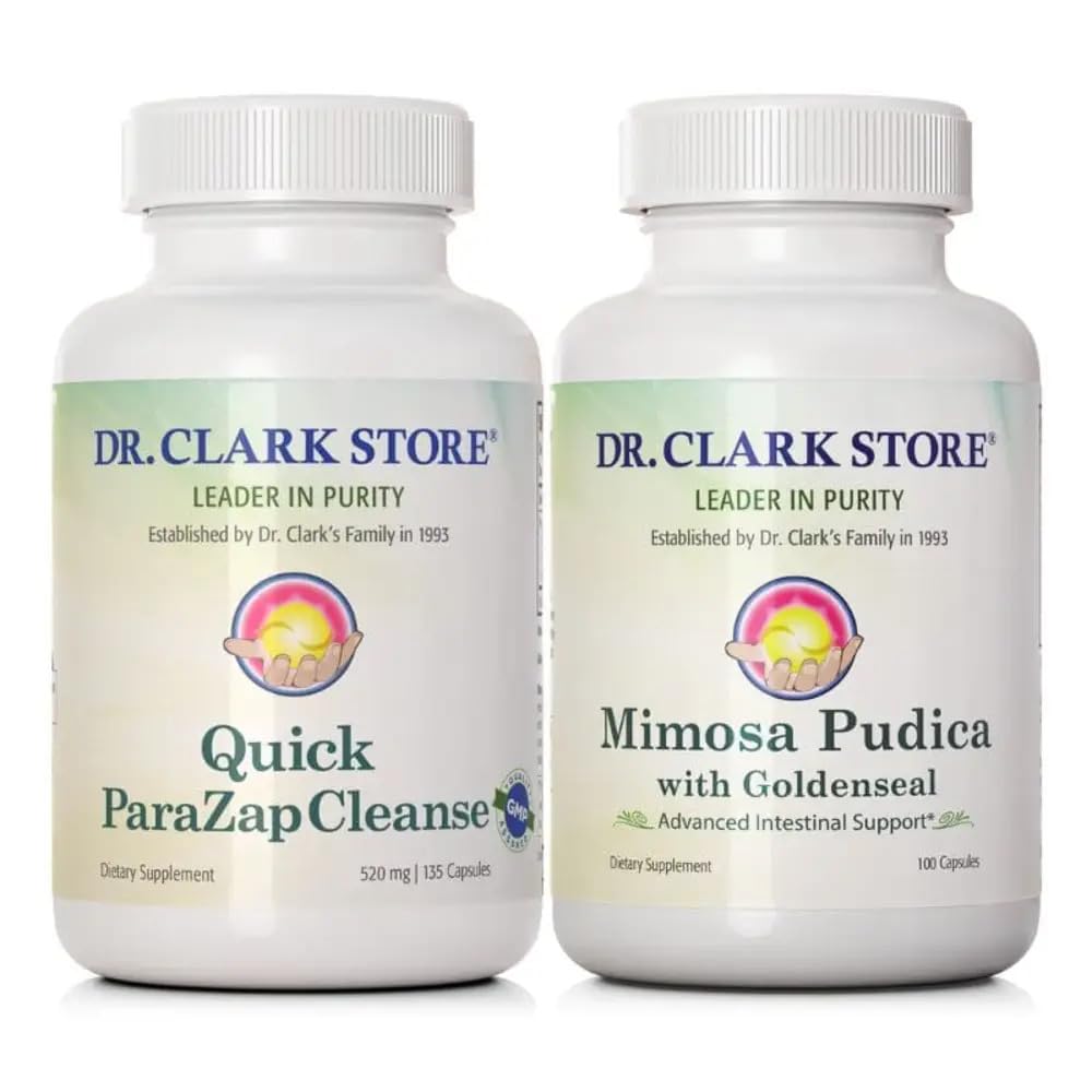 Dr Clark Store Hızlı para-Zap Cleanse & Mimosa Pudica – Güçlü Temiz, Detox Desteği & Gut Health Formula