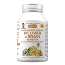 ANDREW LESSMAN PC Liver ve Beyin Faydaları 180 Softgels - Phosphatidyl Choline, Sağlıklı Canlı ve Beyin Yapısı için En Önemli Bina Bloku, Fonksiyonlar. Katkı yok. Swallow Yumuşak