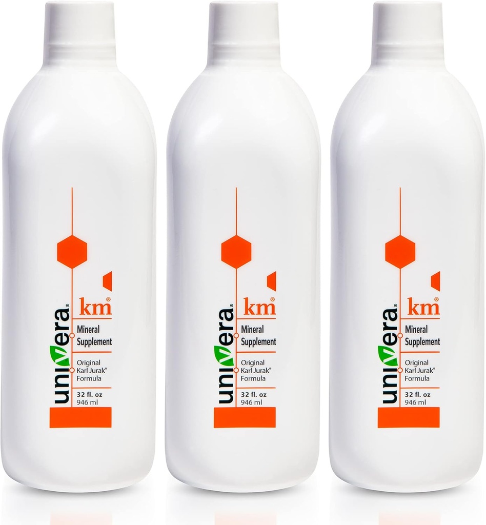 Univera KM Mineral Tamam | Original Karl Jurak Formula | Piyal ve Vitaminlerde Zengin | pH Dengesi | Destekler Digestion + Nutrient Abors | Natural Phytonutrients | 90 Day Supply