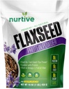 Flaxseed Protein Toz - Bitki bazlı, Omega-3 ve Antioksis - Post-Workout Recovery için ideal - Smoothies & Baking - Non-GMO & Gluten-Free (16 oz / 454g)