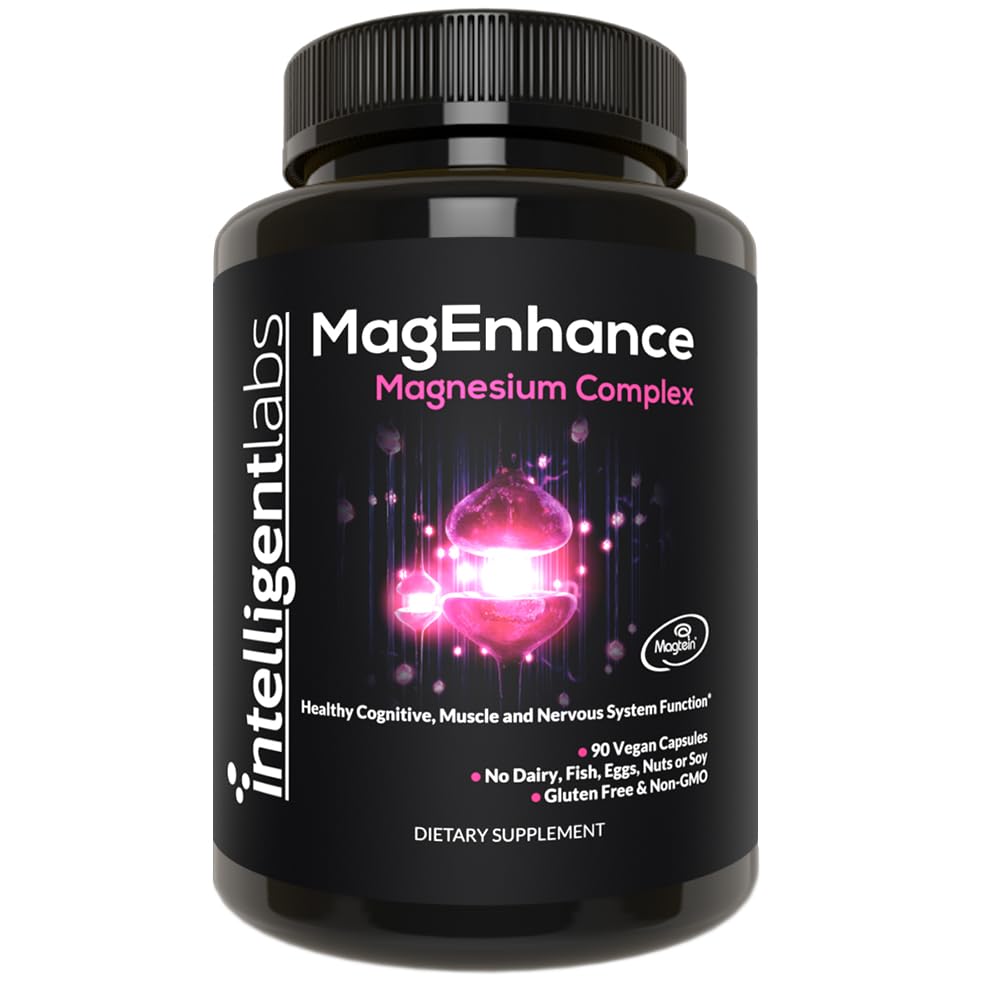 Akıllı Laboratuvarlar Magtein Kompleksi Tamam L-Threonate with Magnezyum Glycinate and Taurate, 90 Capsules