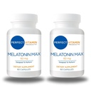 60mg Ekstra Güçlü Melatonin MAX - Yüksek Dosage Melatonin Bu Önemli Hormonların Bir Ampli Supplyını Sağladı - 100% Uyuşturucu Özgür, Vegan, Non-GMO, Gluten-Free (120 Capsules 2Pack)