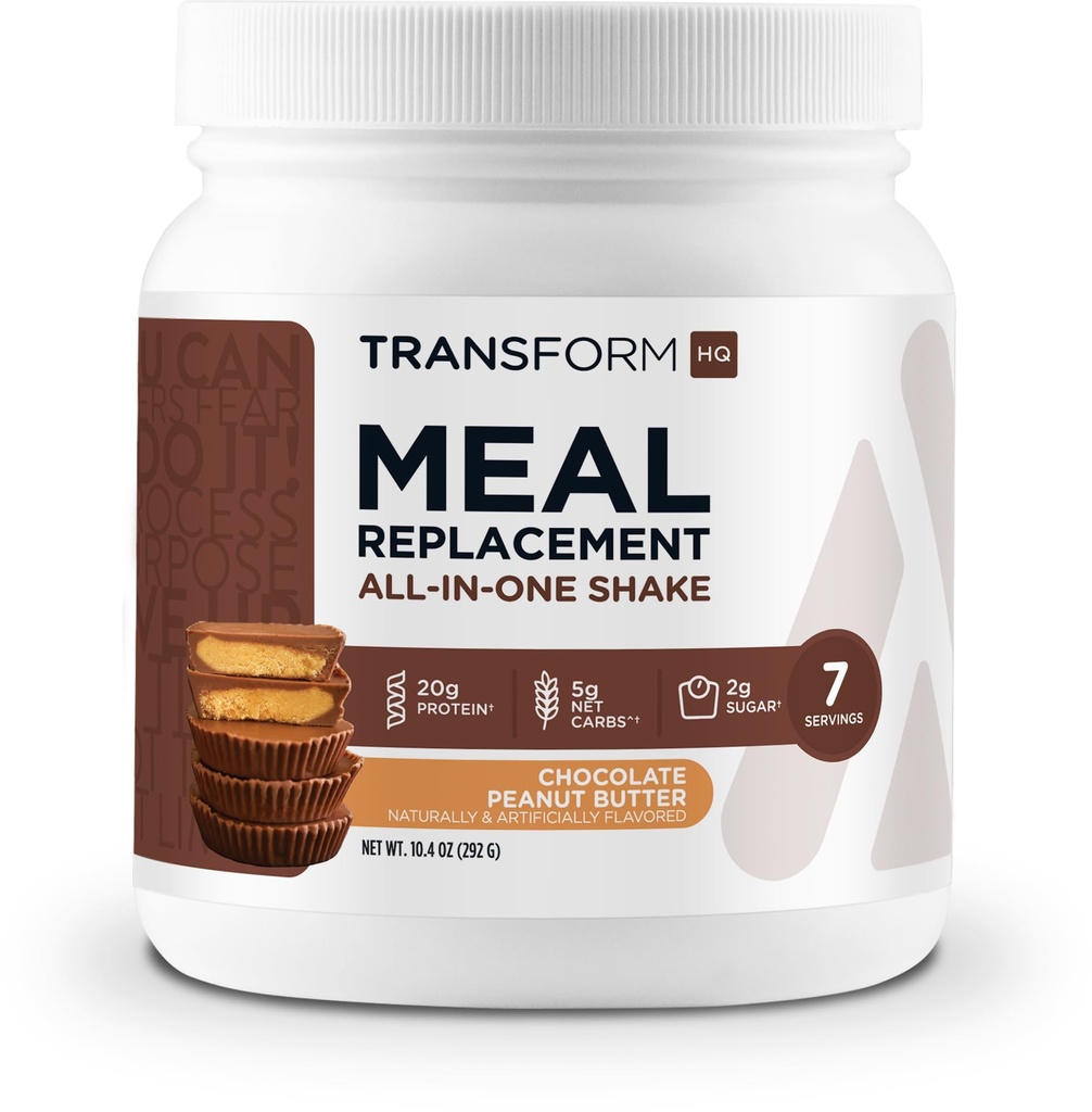 Dönüştürücü Meal Change Shake Toz 7 Hizmet (Chocolate Peanut Butter) - Gluten Free, Non-GMOMO