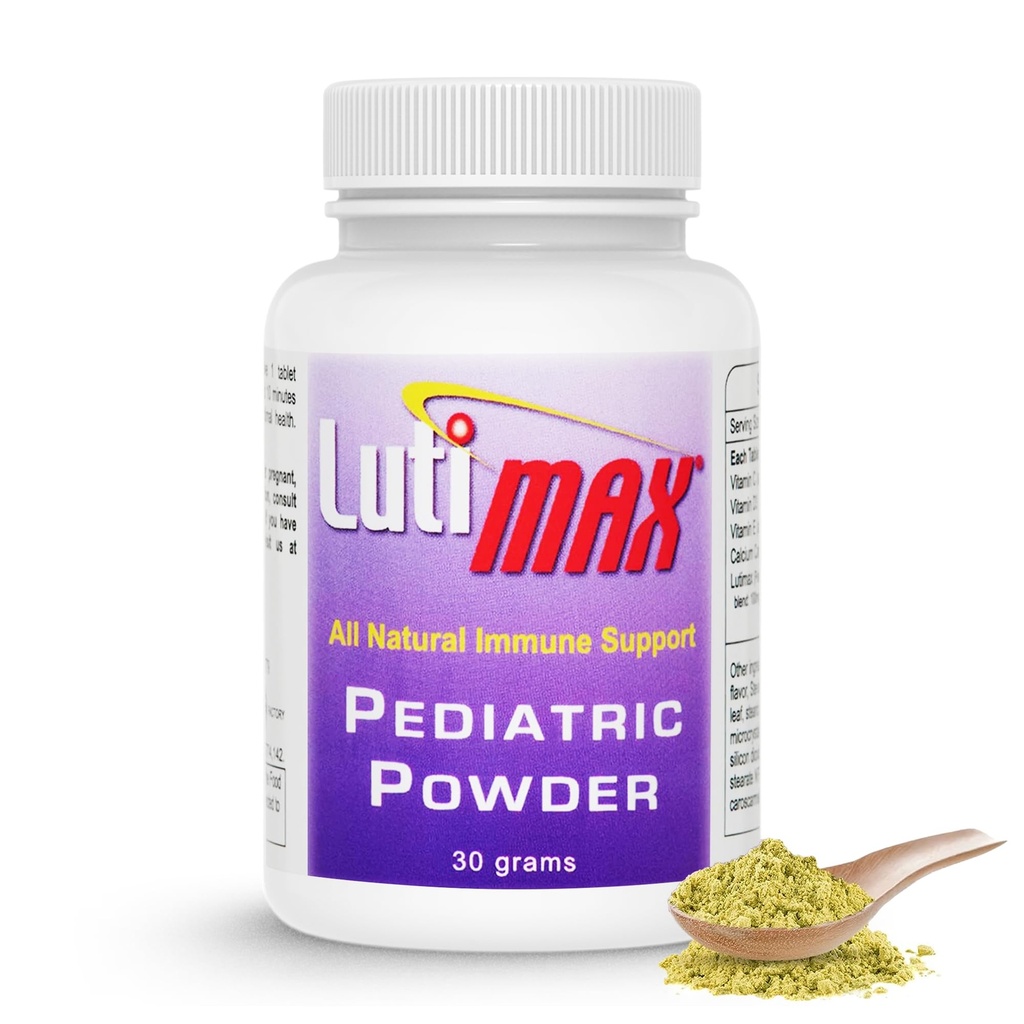 Lutimax Pediatrik Toz Beyin Tamamı Luteolin & Çocuklar için Rutin - Memory, Focus, Muscle & Immune Support Brain Supplements - Nootropic Antioksis - 200 Hizmetler