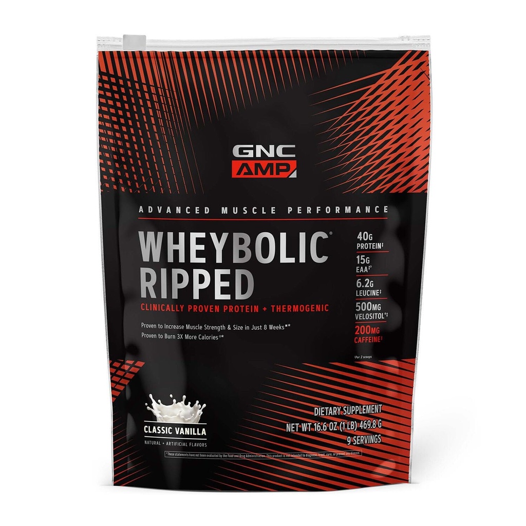 GNC AMP Wheyrel Ripped - Classic Vanilla (9 hizmet)