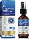 Magnezyum Yağı, Ayaklar için Magnezyum yağı, Pure Oil Magnezyum Organik 100% Doğal yapıştırıcısı Absorb'a kolay ve 2 Fl.Oz kullanın)