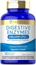 Carlyle Digestive Enzymes | Probiyotiks & Prebiyotiks | 180 Capsules | No-GMO ve Gluten Free Supplement for Men & Women