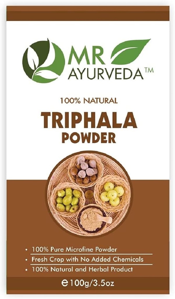 11 Bölge 100 Saf Triphala Toz | Gezihala Toz Organik | Saç için Triphala Toz | Triphala Tozu | Gezilmemiş Kimyasallar Için 100 Grams