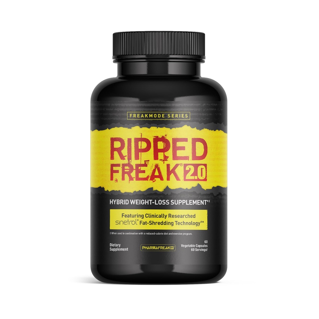 Pharmafreak RIPPED FREAK 2.0 - Hybrid Kilo-Loss Supplement - USA - 60ct