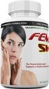 FEMVIT Skin Multivitamin, Multi-Minerals & Herbal Extracts for Younger Skin. Anti Aging, Anti Wrinkle with Collagen, Hyaluronic Acid and Biotin. 60 Tablets (Not a Cream)