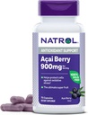 Natrol Acai Berry 900 mg, Antioksi Desteği için Diyetsel Tamam, 75 Capsules, 37 Day Supply