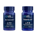 Life Extension Bio-Quercetin Immune & Heart Health Antioksi 30 Capsules + Vitamin D3 5000 IU 60 Softgels