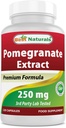 En İyi Doğallar Pomegranate Ekstraksiyon 250 mg 120 Capsules