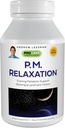 ANDREW LESSMAN P.M. Relaxation - 90 Capsules - Melatonin, Valerian, Passionflower, Hops, Chamomile ile mükemmel bir uyku için doğal destek. No Morning Grogginess Small Easy to Swallow Capsules