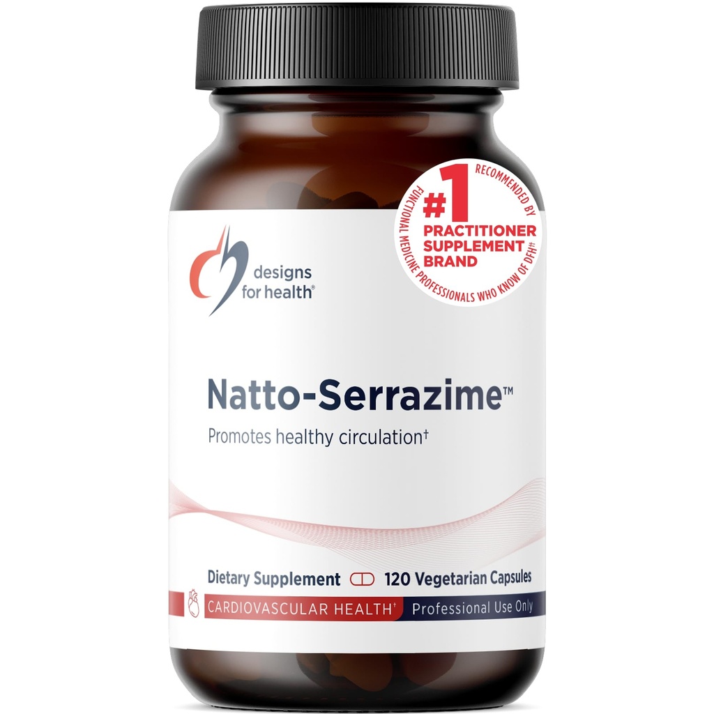Serrapeptidase ile Sağlık Nattokinase için tasarımlar - Natto-Serrazime + Proteolytic Enzymes - Sağlıklı Bir Beslenme Sistemi + Immune Health - Non-GMO Supplement (120 Capsules)