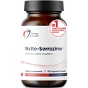 Serrapeptidase ile Sağlık Nattokinase için tasarımlar - Natto-Serrazime + Proteolytic Enzymes - Sağlıklı Bir Beslenme Sistemi + Immune Health - Non-GMO Supplement (120 Capsules)