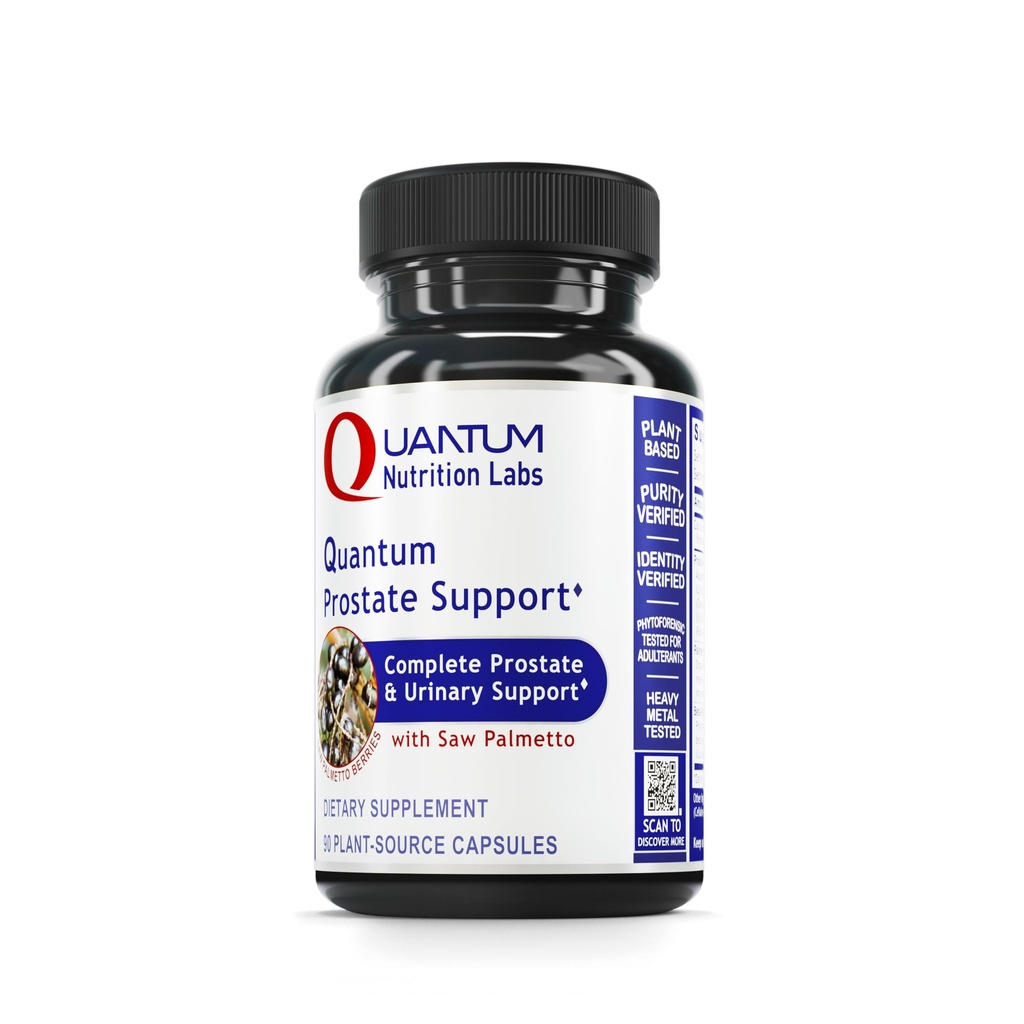 Kuantum Beslenme Laboratuvarları Prostate Support - Prostate Supplements for Men, Prostate Health Formula, Natural Supplement with Organic Sawetto - 90 Vegetarian Capsules