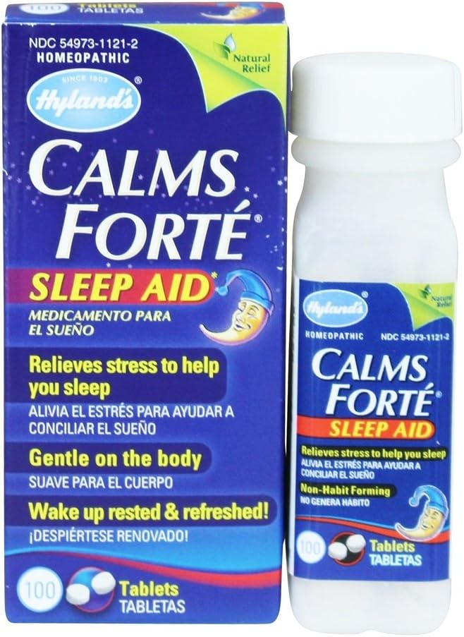 HILANDS Calms Forte Sleep Aid Tabletleri, 100 CT