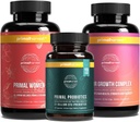 Primal Harvest Women's Sche – 30 Day Supply: Women's+ Multivitamin, Primal Saç Desteği ve Kadın Sağlığı ve Vitality için Primal Probiyotik