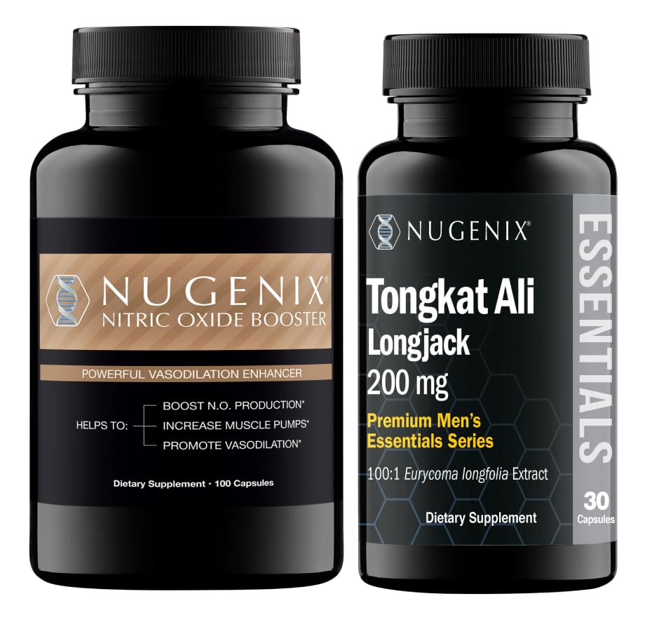 Nugenix Nitric Oxide Booster and Tongkat Ali Supplements for Men