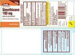 [3Pack] Simethicone 180mg Softgels Anti-Gas 60 Kont * Phazyme Ultra Strength & Save'in aktif bileşenlerine kıyasla! * Ultra Strength Phazyme tarafından????????????????????????????
