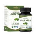 Aloe Vera Tabletler | Aloe Barbadensis (Aloe Vera) | USDA Organik | Destekler Digestion & Skin Health | Diyet Supplement 120tab