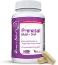 Mama's Select Prenatal Vitamins for Women with Iron, Vitamin D, DHA ve Hamile Kadınlar için Daha Fazlası - Stomach'ta Nazi, 60 Veggie Capsules