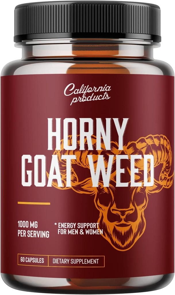 Horny Goat 1000 mg Horny Goat Weed Extract and Extra Strength Tongkat Ali Root Toz Natural Maca Root Maca Root Toz
