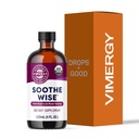Vimergy Soothe Wise* – Yaşlı Syrup ve Raw, Organik Honey ile Immune Support – Coats ve soothes Respiratory dokular – USDA sertifikalı Organik, Vegan, Paleo-Friendly, Gluten-Free.