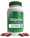 Sağlık Thru Beslenme Ubiquinol 100 mg 60 Softgels Kaneka QH Azaltıd CoQ-10 | Stabilized - 3rd Party Tested | Geliştirilmiş Bioavailability | Cardiovascular & Mitonochdria Function Support | Non-GMO