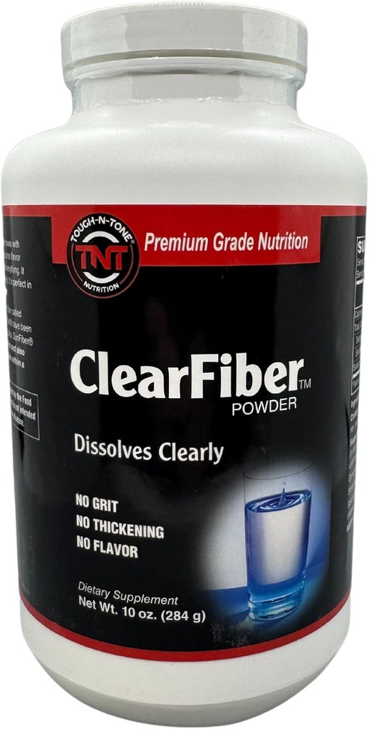 TOUGH-N-TONE ClearFiber Toz - SunFiber® PHG ile Beton Fiber - Tadısız, Odorless, Non-Thicking – Supports Digestive & Heart Health – Prebiyotik