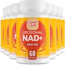 2000 MG NAD Supplement, Liposomal NAD+ Yüksek Aborpsiyon ile Daha Verimli, Nicotinamid Riboside, Pure & Plus Boosting Supplement, Aging Defense, Metabolism & Cellular, 480 softgels