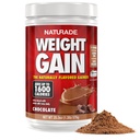 Naturade - Tüm Doğal Ağırlık İçilir Mix - Gluten Free, Delicious Taste, 1600 Calories per Services - Mass Winer w/Carbohidrats & protein - Chocolate 20.3 Ounce (12 hizmet)